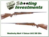 Weatherby Mark V Deluxe USA 300 as new! - 1 of 4