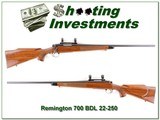 Remington 700 BDL early pressed checking 22-250 for sale - 1 of 4