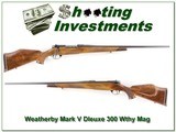 Weatherby Mark V Deluxe 300 Wthy Magnum for sale - 1 of 4
