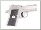 Colt Mustang Pocketlite Stainless 380 Auto NIC for sale - 2 of 4
