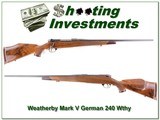 Weatherby Mark V Deluxe 240 9-lug German made! - 1 of 4