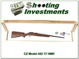 CZ 452 in 17 HMR Exc Cond - 1 of 4