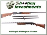Remington 870 Magnum 12 Ga Wingmaster 3 barrels for sale - 1 of 4