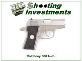 Colt Pony Pocketlite 380 Auto stainless for sale - 1 of 4