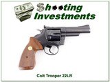 Colt Trooper in hard to find 22LR 4in blued for sale - 1 of 4