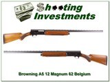 Browning A5 Magnum 12 Ga 62 Belgium 30in VR - 1 of 4