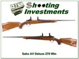 Sako AV Finnbear Deluxe 270 Win as NEW! - 1 of 4