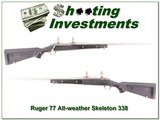Ruger 77 All-Weather Stainless Zytel Skeleton 338 Mag - 1 of 4