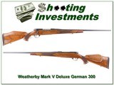 Weatherby Mark V Deluxe 1960 German 300 collector! - 1 of 4