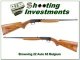 Browning 22 Auto 65 Belgium Exc Wood grain! - 1 of 4
