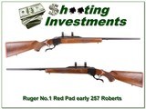 Ruger No.1 Red Pad early 257 Roberts as new! - 1 of 4