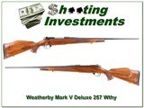 Weatherby Mark V Deluxe 257 Wthy Mag Exc Cond - 1 of 4