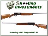 Browning A5 12 Magnum 62 Belgium Exc Cond! - 1 of 4