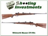 Whitworth Interarms Mauser Classic Safari 270 Win - 1 of 4