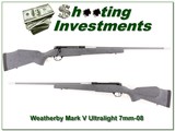 Weatherby Mark V Ultra-Light rare 7mm-08 - 1 of 4