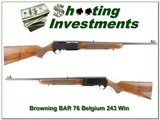 Browning BAR 243 76 Belgium Exc Cond! - 1 of 4
