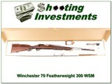 Winchester Model 70 Featherweight 300 WSM ANIB - 1 of 4
