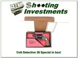 Colt Detective Special 2in 38 in box! for sale - 1 of 4