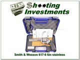 Smith & Wesson 617-6 6in Stainless 22LR LNIC - 1 of 4