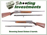 Browning A5 Sweet Sixteen 2 barrels made in 1949! - 1 of 4