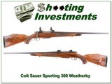 Colt Sauer Sporting 300 Weatherby Exc Cond! - 1 of 4