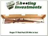 Ruger 77 Red Pad 270 Winchester in box! for sale - 1 of 4