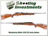 Weatherby Mark XXII 22 Auto Italian made - 1 of 4