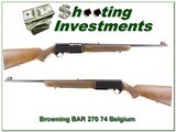 Browning BAR 74 Belgium 270 win - 1 of 4