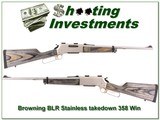 Browning BLR 81 Stainless Laminated takedown 358 Win - 1 of 4