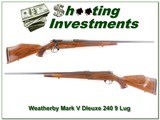 Weatherby Mark V Deluxe 240 9 Lug Exc Cond - 1 of 4