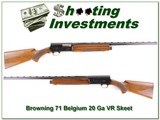 Browning A5 71 Belgium 20 Ga 26in VR Skeet! - 1 of 4