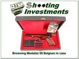 Browning Medalist 59 Belgium 22LR in case with papers - 1 of 4