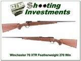 Winchester 70 XTR Featherweight 270 Win unfired! - 1 of 4