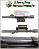 Lyman Alaskan 2 1/2X scope in Griffin & Howe mounts - 1 of 1