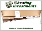 Kimber 84M Varmint Stainless Fluted 22-250 ANIB - 1 of 4