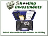 Smith & Wesson Model 686 Stainless 3in 357 in case for sale - 1 of 4