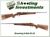 Browning A-Bolt 22LR Exc Cond! - 1 of 4