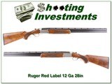 Ruger Red Label 28in 12 Gauge choke tubes nice wood! - 1 of 4