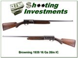 Browning A5 1939 Belgium made 16 Guage 26in IC - 1 of 5