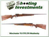 Winchester 70 XTR Rare 270 Weatherby near new - 1 of 4
