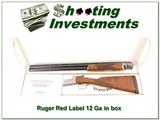 Ruger Red Label 12 Gauge in box English stock 28in - 1 of 4
