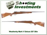 Weatherby Mark V Deluxe 26in USA Exc Cond - 1 of 4