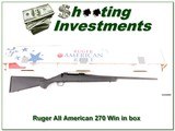 Ruger American 270 Winchester in box! for sale - 1 of 4