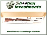 Winchester Model 70 Featherweight 300 WSM ANIB for sale - 1 of 4