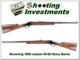 Browning 1885 Custom 45-60 Heavy Octagonal barrel - 1 of 4