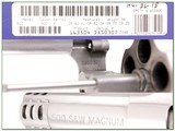 Smith & Wesson 500 Stainless 4in in case for sale - 4 of 4