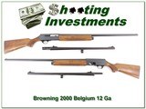 Browning 2000 12 Ga Exc Cond 2 barrels - 1 of 4