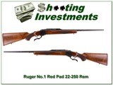 Ruger No.1 Red Pad 22-250 26in Exc Cond for sale - 1 of 4