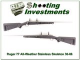 Ruger Mark II Stainless “Skeleton” 30-06 Exc Cond! - 1 of 4
