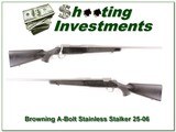 Browning A-Bolt Stainless Stalker 25-06 - 1 of 4
